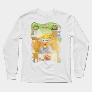 Good Breakfast Makes Me Happy Long Sleeve T-Shirt